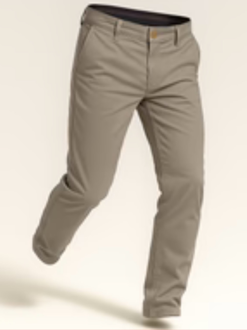Perk Feel Good Chinos Slim Fit Dark Khaki 36 x 29 - Picture 4 of 9